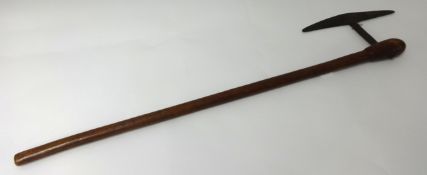 A Zulu axe, length 83cm (axe's were symbol of rank for Zulu Warriors).