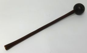 A Zulu knobkerrie, length 62cm.
