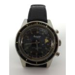 Accurist, a gents stainless steel 17 jewelled super waterproof 400 chronograph wristwatch.