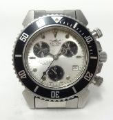 Sector, a gents stainless steel wristwatch, Sector SGE500, chronograph, sapphire crystal, 500 metres