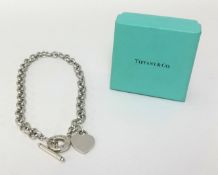 Tiffany and Co, a silver necklace.
