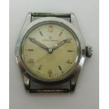 Rolex, a gents stainless steel small dial traditional wristwatch, the dial named 'Rolex Oyster'