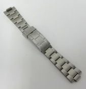 Rolex, a gents stainless steel bracelet.