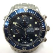 Omega, a gents stainless steel sea master professional chronometer, 300 metres/1000ft, model