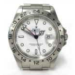 Rolex, a gents Explorer II Oyster Perpetual Date Chronometer wristwatch.
