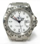 Rolex, a gents Explorer II Oyster Perpetual Date Chronometer wristwatch.