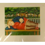 Beryl Cook (1926-2008), signed Limited Edition artist proof print, 'Bryant Park' no 20/60,