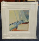 Richard Lannowe-Hall, 'Blue Shadows' original 25cm x 23cm.