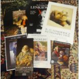Collection of seven various Robert Lenkiewicz posters including Retrospective Exhibition Plymouth
