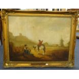 A collection of 19th Century and later paintings, mainly distressed including after William Shayer