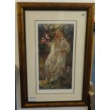 Royo, Signed Limited Edition Print, 'Autumn', certificate verso, 67cm x 34cm