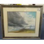 James Martin, Signed Original Pastel, 'Sharp Tor', 48cm x 60cm.