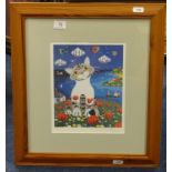 Brian Pollard, three signed Limited Edition prints, including, 'Mellow in The Meadow', and 'Marigold