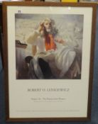 Robert Lenkiewicz (1941-2002), signed poster Project 18 'The Painter with Women' 1994.