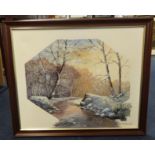 Brian Horswell, signed, oil on canvas 'Winter Scene'.