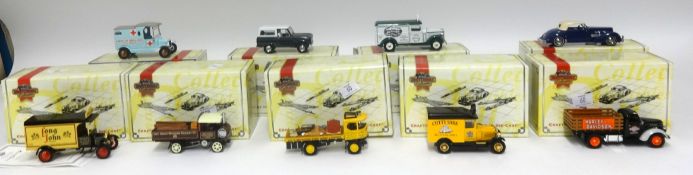 Large collection of Matchbox diecast models to include advertising vans, steam rollers and other