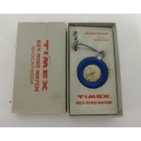 A Timex Tyre watch, key ring model, boxed.
