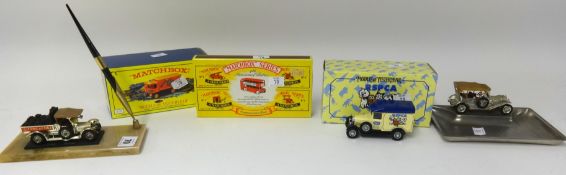 A mixed lot of Matchbox models and collectables and novelty items, Approx 30.