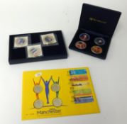 Some collectors plates including The Beatles 'Let It Be', also proof coins commemorative crowns