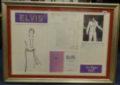 Elvis Presley, limited edition montage print 'The Early Years' No. 339/1000