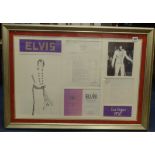 Elvis Presley, limited edition montage print 'The Early Years' No. 339/1000