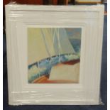 Richard Lannowe-Hall, 'Blue Shadows' original 25cm x 23cm