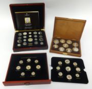 Birmingham Mint, 'Queens of the British Isles' set of sterling silver medals, boxed, the pre-