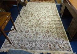 Patterned floor rug, 303cm x 194cm