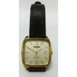 A gents Tissot Stylist quartz wristwatch with date and box.
