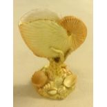 Royal Worcester, a conch shell, blush ivory, model 101, height 17cm