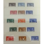 Stamps, a collection including Royal Mail first day covers, George VI 1937 coronation stamp