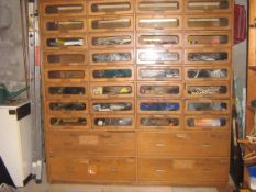 A large Haberdashery Cabinet.