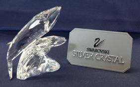 Swarovski Crystal Glass, SCS annual edition 1992 'Care For Me', The Whales.