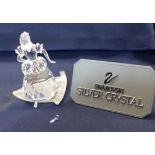 Swarovski Crystal Glass, 'Cinderella' and 'Slipper', complete with box.