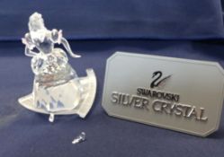 Swarovski Crystal Glass, 'Cinderella' and 'Slipper', complete with box.