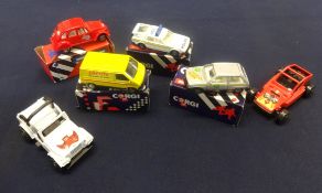 A small collection of Corgi diecast models, boxed.