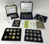 Royal Mint, a large collection of various proof coins including QEII, Darwin 2009, other