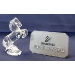 Swarovski Crystal Glass, 'Rearing Stallion'.