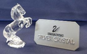 Swarovski Crystal Glass, 'Rearing Stallion'.