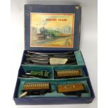 Hornby, tin plate clockwork O gauge 101 Tank Passenger Set, boxed.