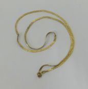 A 9ct gold necklace, approx 4.10gms.