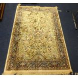 Patterned floor rug, 176cm x 118cm