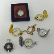Heritage Collectables, a large collection of modern pocket watches, mainly boxed as new (approx