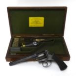 Deane Adams & Deane, a five shot Revolver, pattern 1851, in its fitted mahogany case lined in