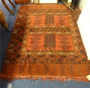 An Eastern wool rug, approx 170cm x 136cm.