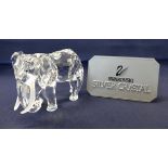 Swarovski Crystal Glass, annual edition 1993 'Inspiration Africa', the elephant (broken tail),