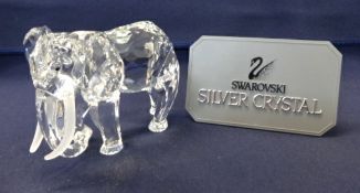 Swarovski Crystal Glass, annual edition 1993 'Inspiration Africa', the elephant (broken tail),