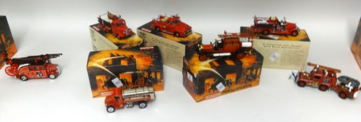 A collection of Matchbox Fire Engine Series. Approx 40 including some special edition models.