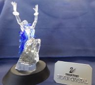 Swarovski Crystal Glass, Magic of Dance series annual edition 2002, 'Isadorra' complete with stand