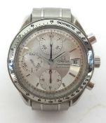 Omega Speed master, a gents stainless steel automatic with date, No. 59211374.